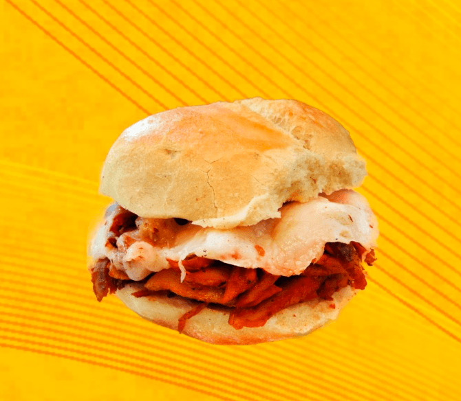 Torta al Pastor con Queso