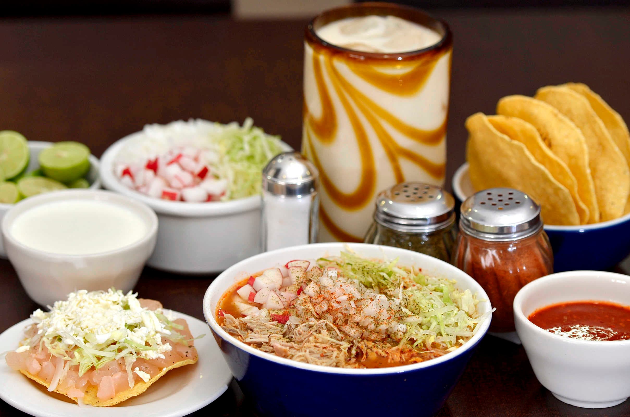 Pozole sin carne