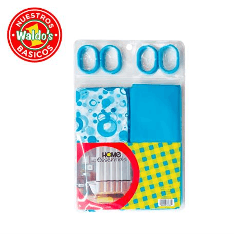 Home Essentials Cortinas de Baño Azules