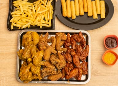 30 Alitas + Papa Francesa