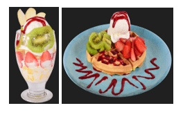 Fruti Crem Vaso 12  +  Waffle Tradicional