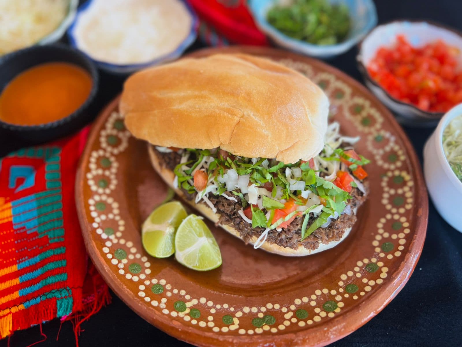 Lonche de Barbacoa
