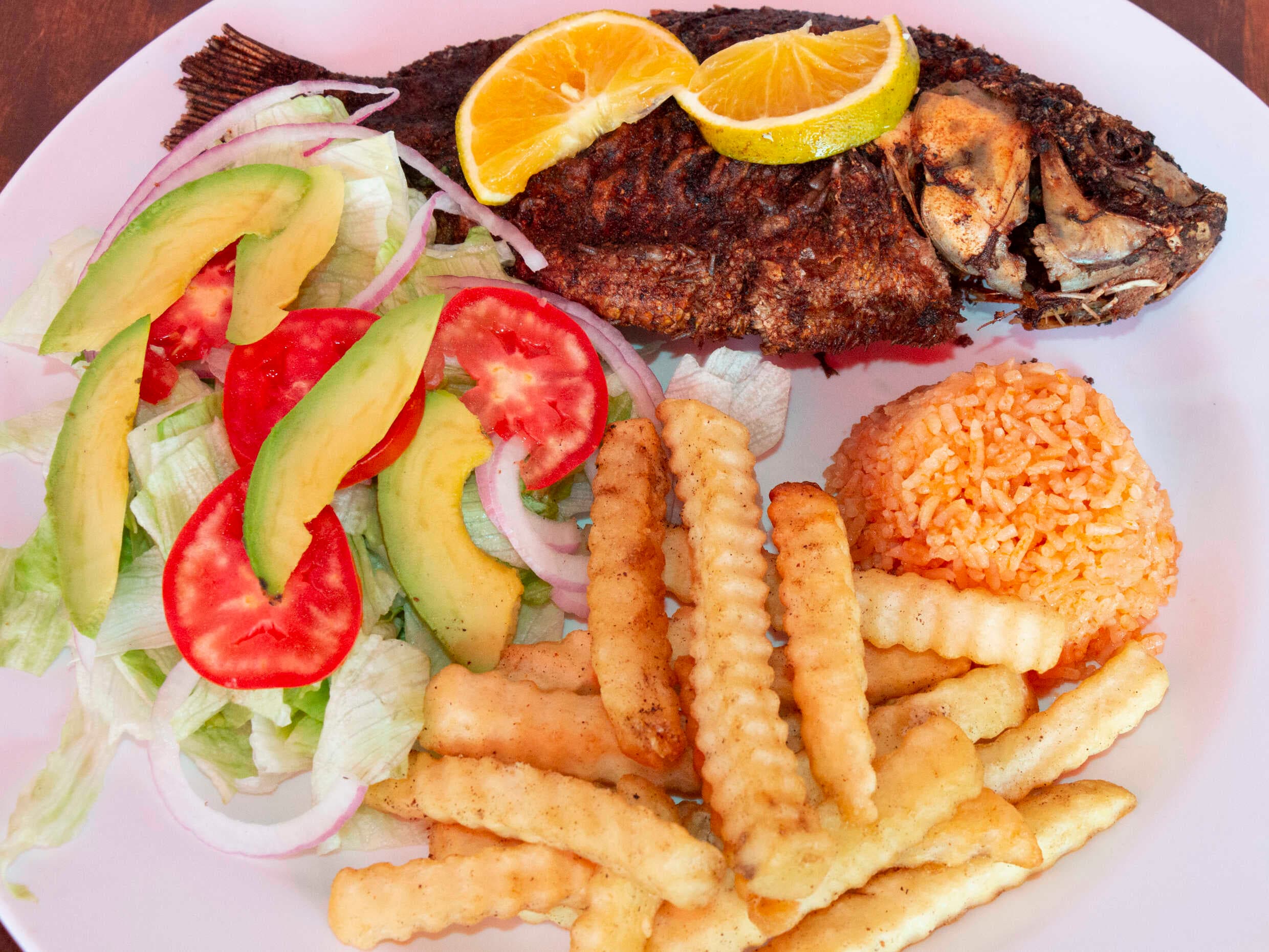 Mojarras fritas