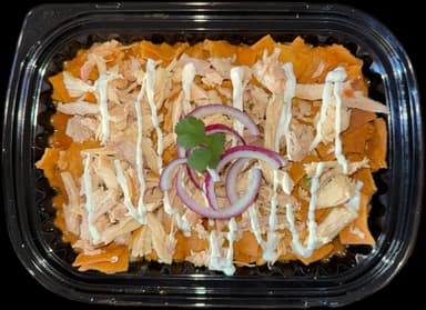 Chilaquiles Rojos con Pollo