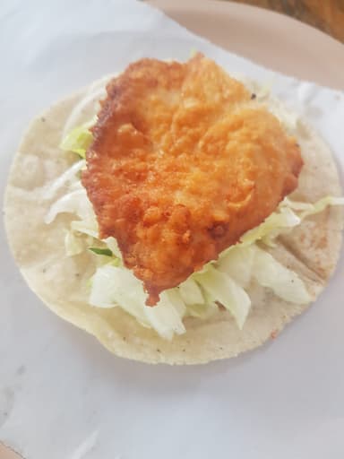 Taco De Milanesa De Pollo