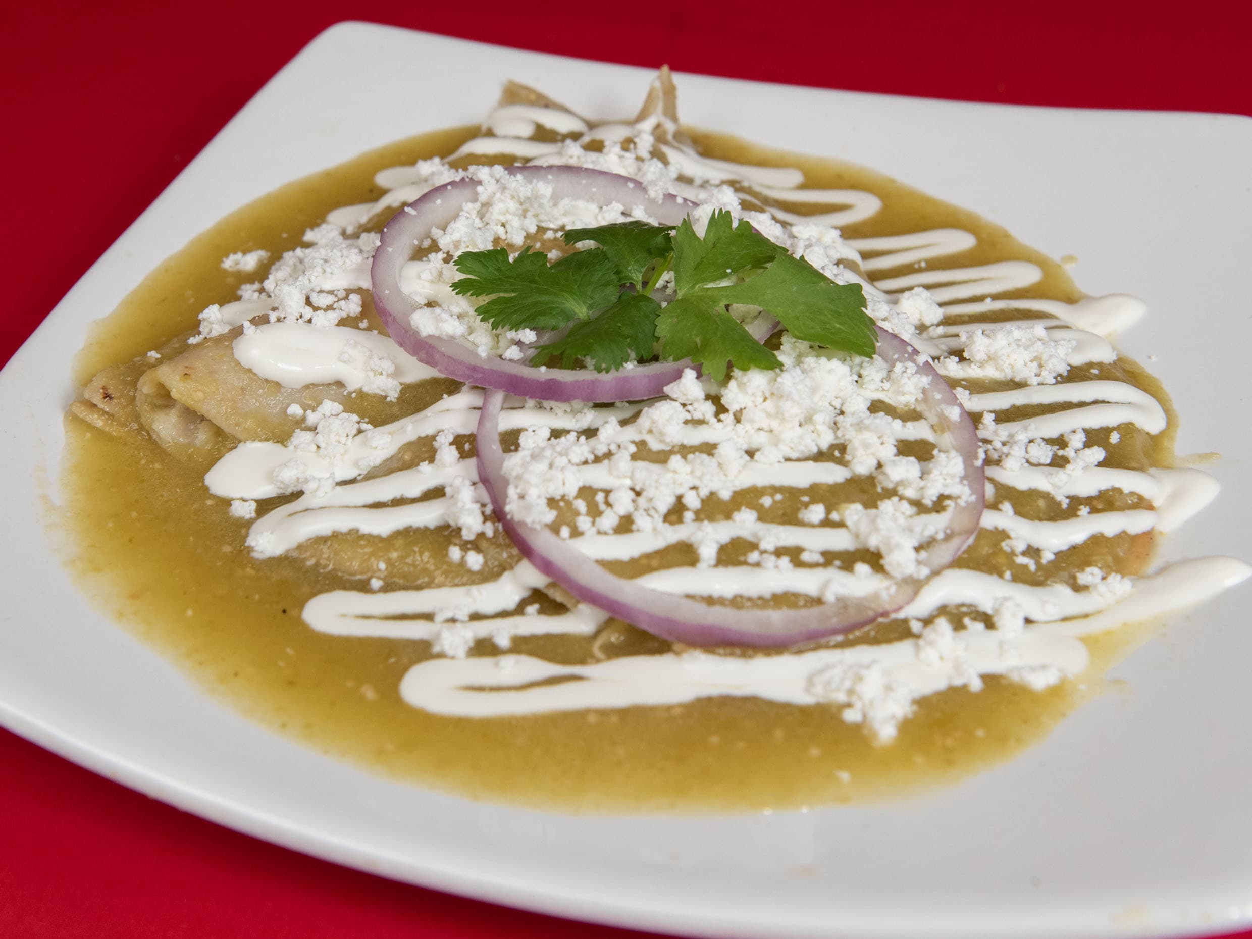 Combo-Enchiladas + Café de Olla