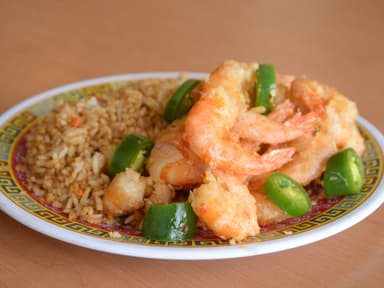 Camarón con Arroz o Pasta