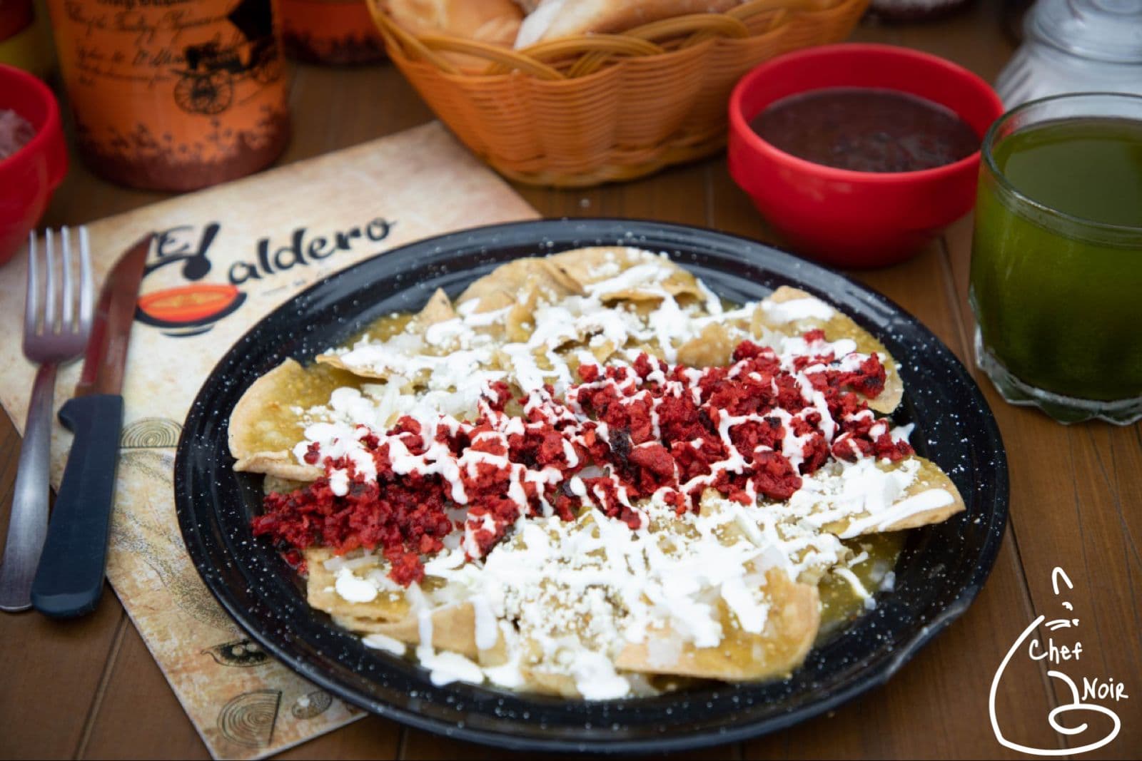 Chilaquiles con carne