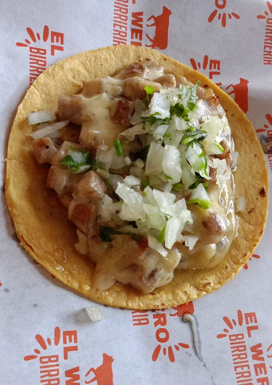 Taco Poc Chuc con Queso