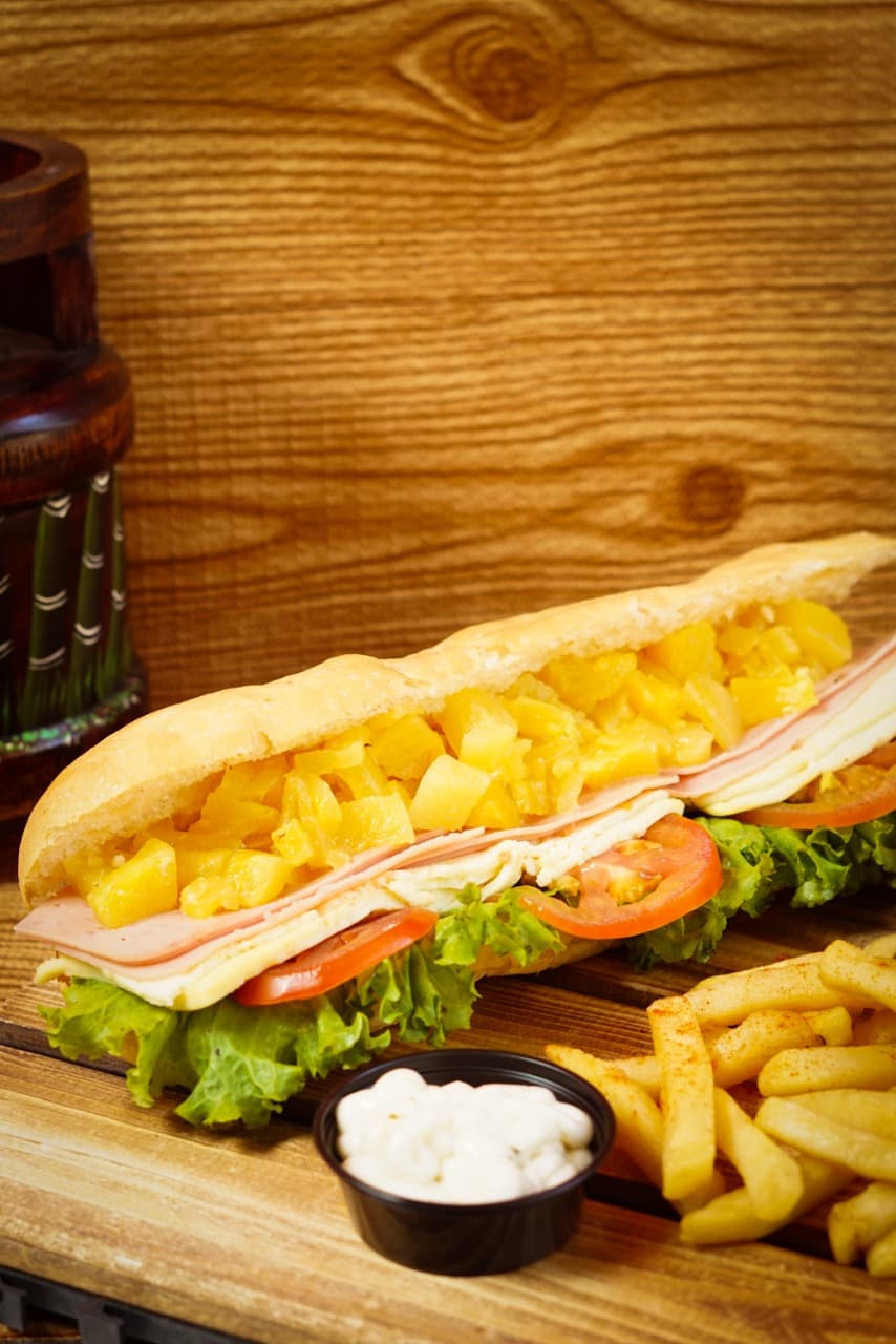 Sándwich Hawaiano