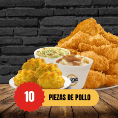 10 Piezas de Pollo