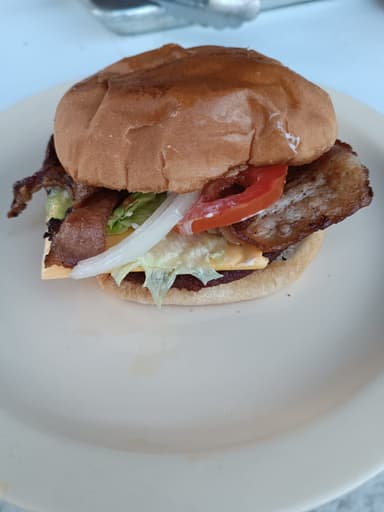 Hamburguesa Sencilla Con Tocino JL