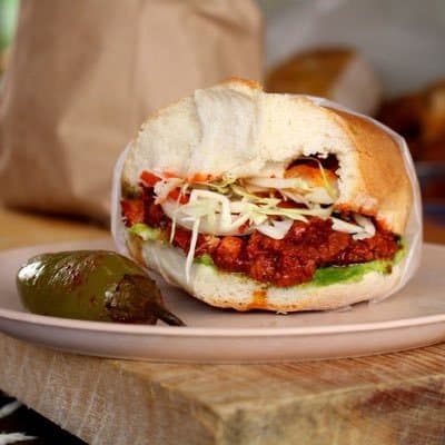 Lonches con Adobada