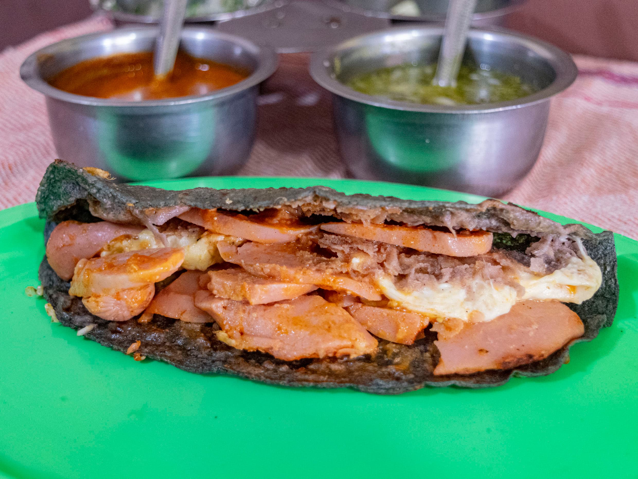 Quesadilla de Salchicha
