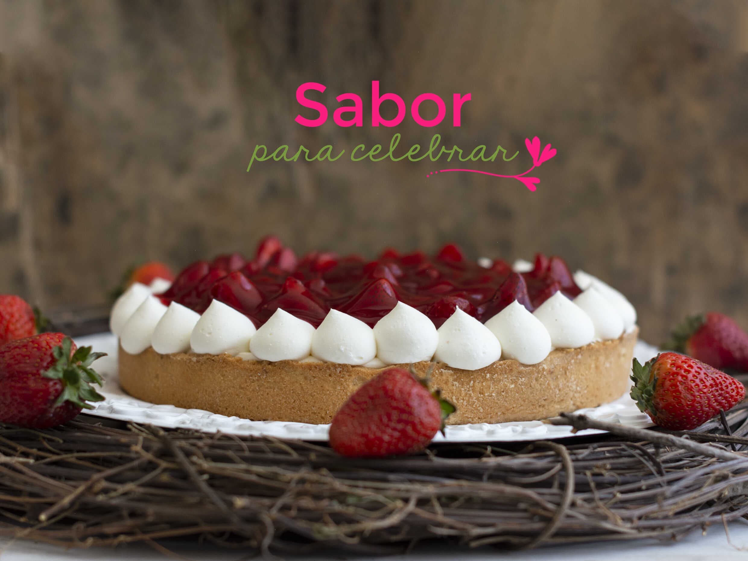 Pay de Queso con Fresas Naturales