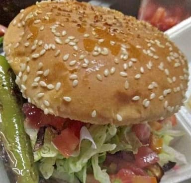 Hamburguesa con Tocino