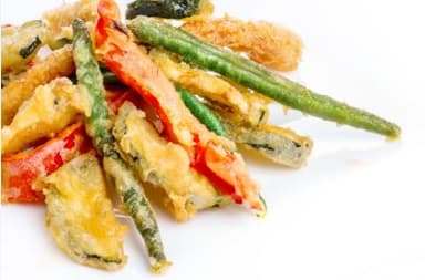 Tempuras Capeados con Verduras