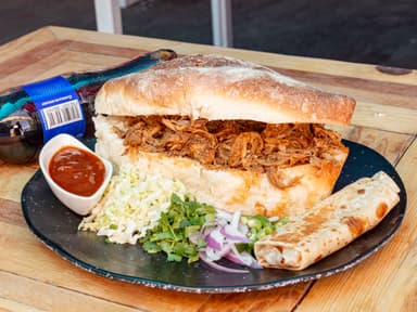 Torta + Taco Frijol + Refresco