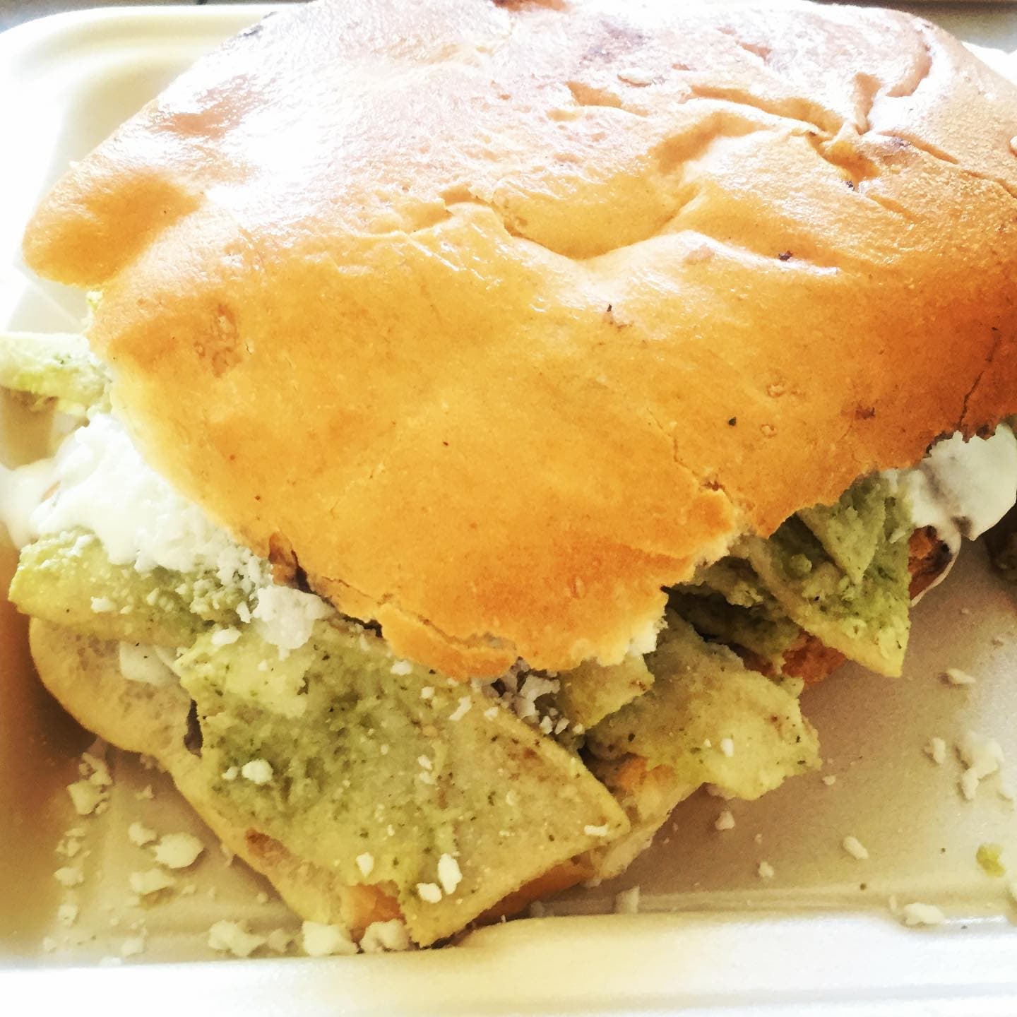 Torta de Chilaquiles