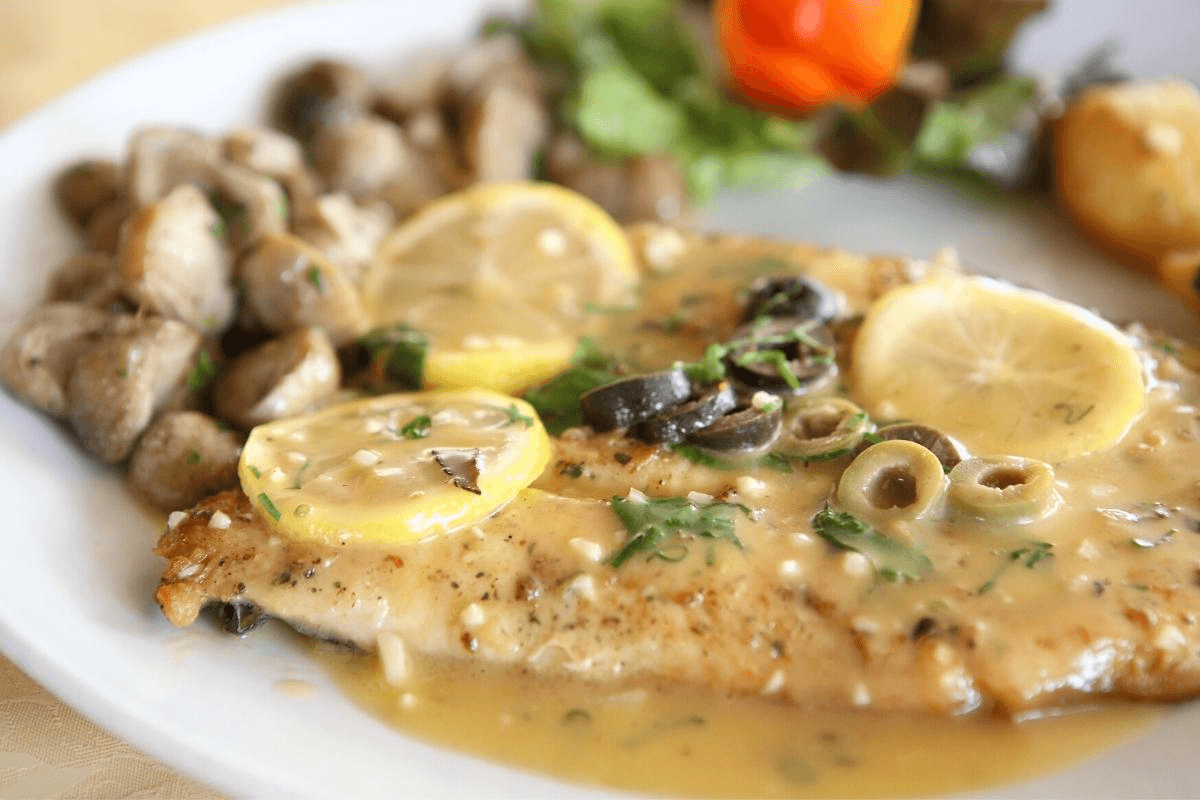 Filete en salsa de champiñones 400gr.