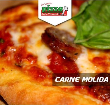 Pizza Salami y Carne Molida