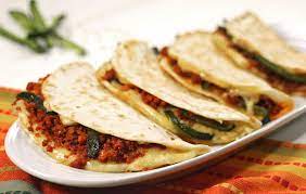 Tacos de Harina de Chorizo
