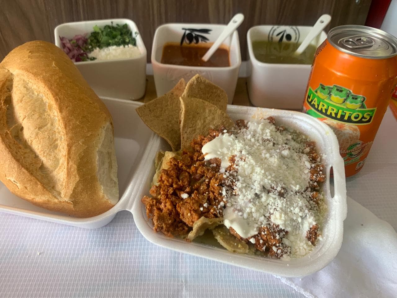Chilaquiles con Chorizo