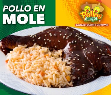 Pollo Entero con Mole
