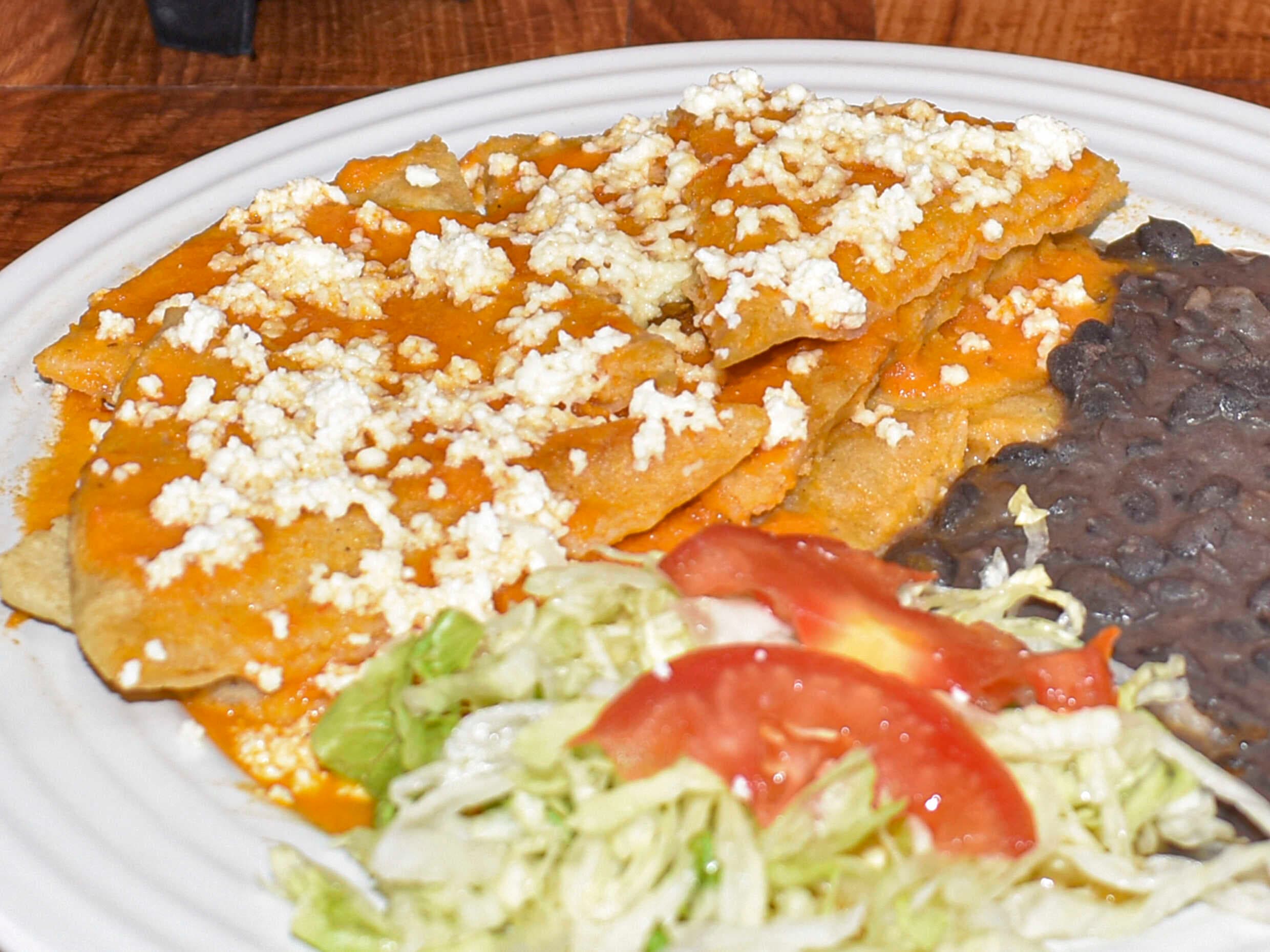 Estrujada con Bistec Ranchero