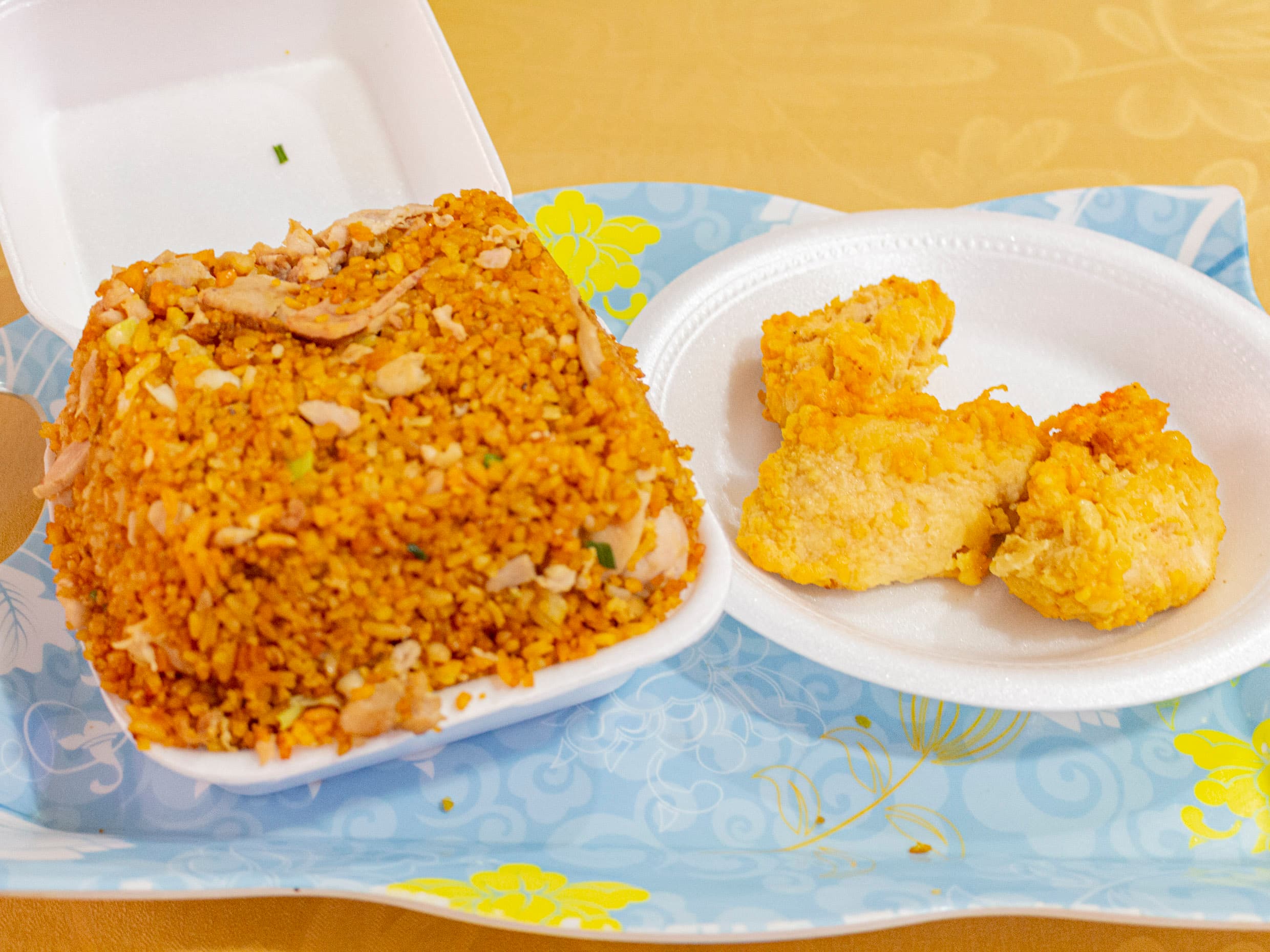 Arroz chino especial mini + croquetas mini