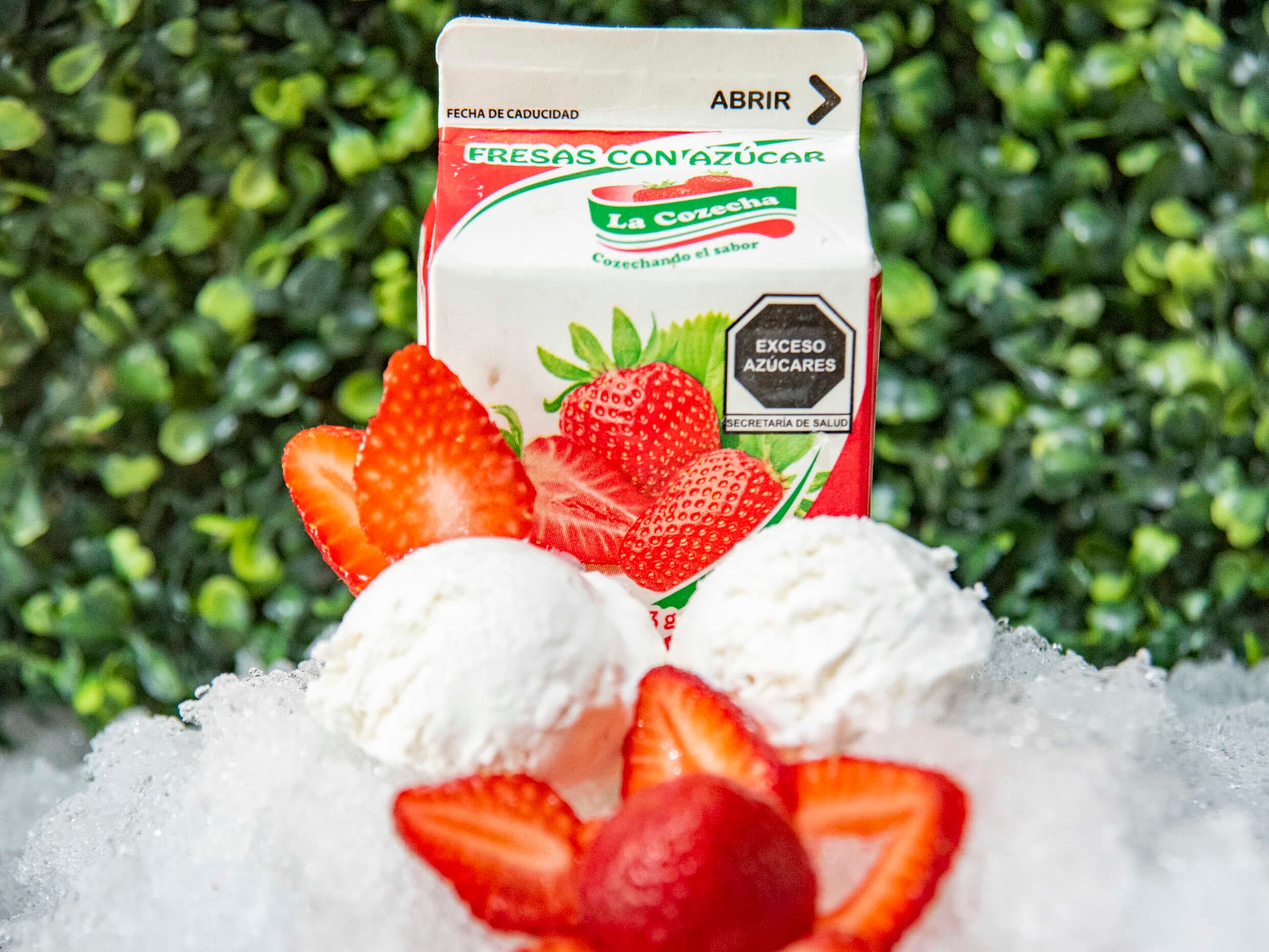 Fresas con Crema