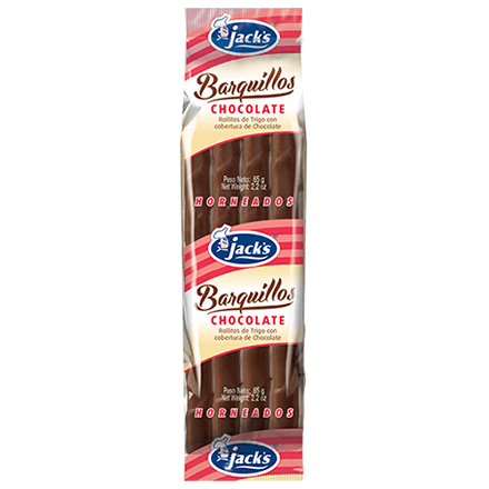 JACKS BARQUILLO CHOCOLATE 1UD 65 GR