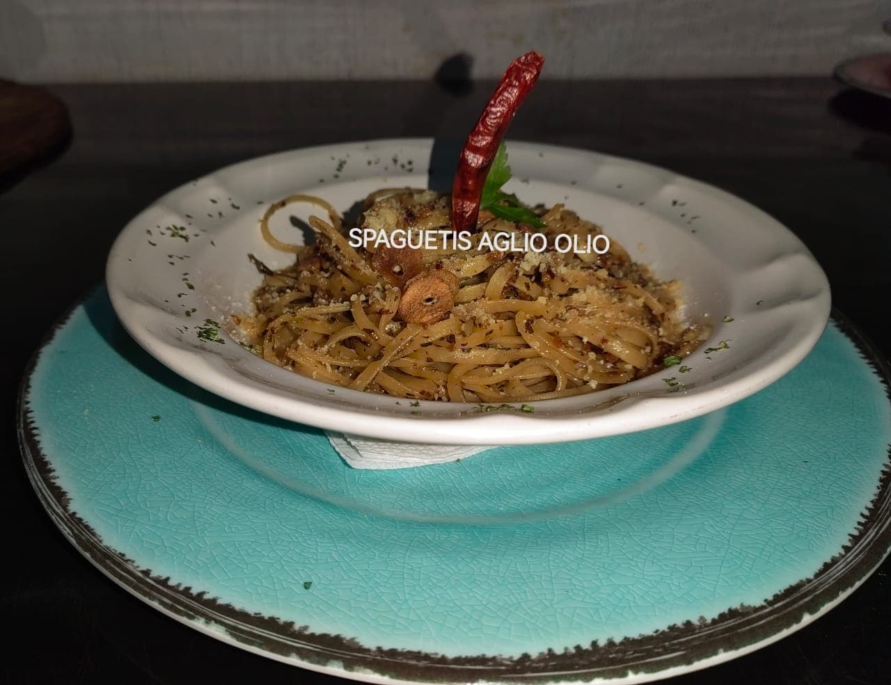 Spaghetti Aglio Olio 160 Grs