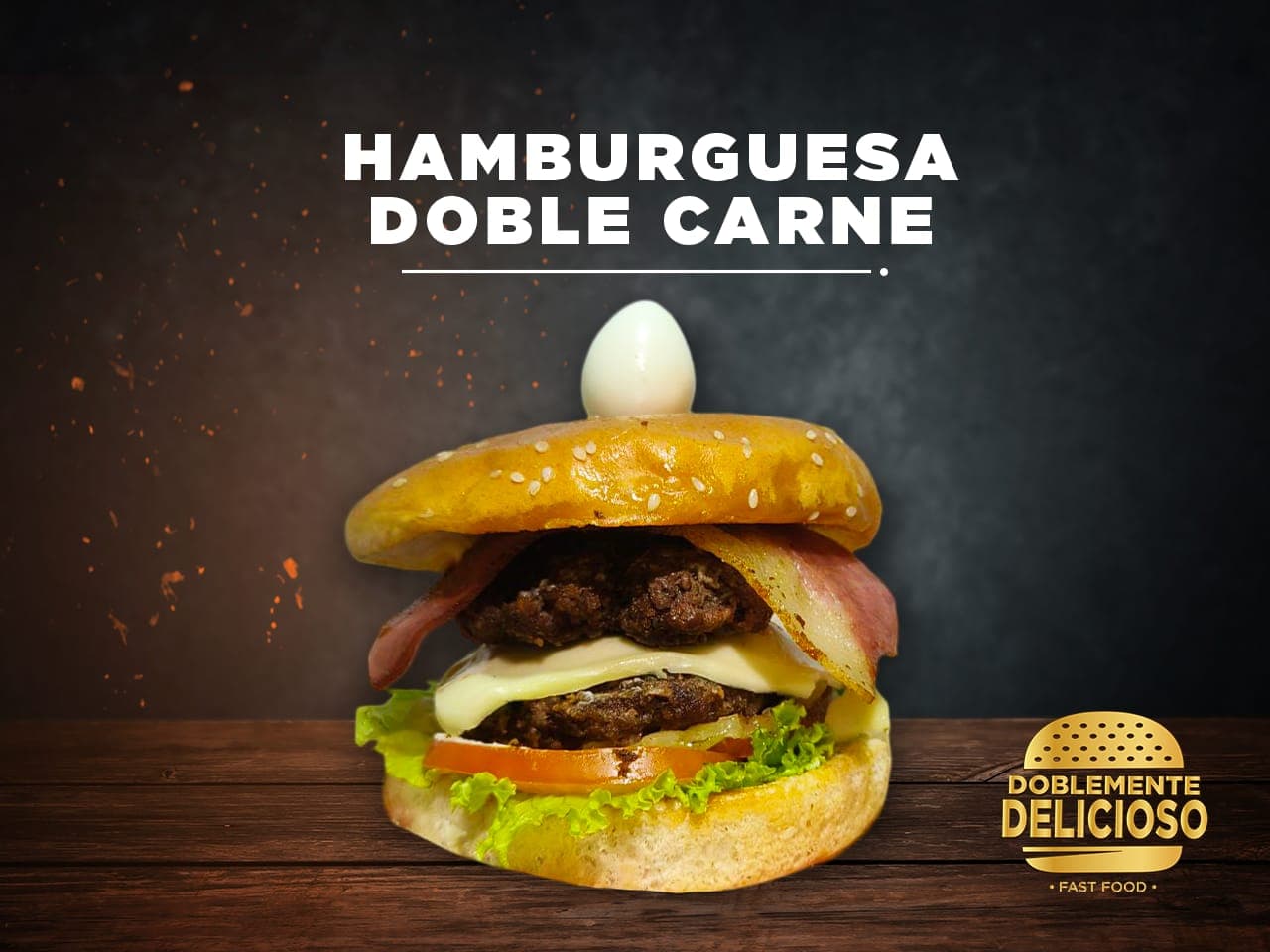 Hamburguesa Doble Carne