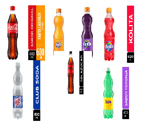 Gaseosa 600 ml a elegir