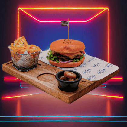 Promo: Hamburguesa + Papas