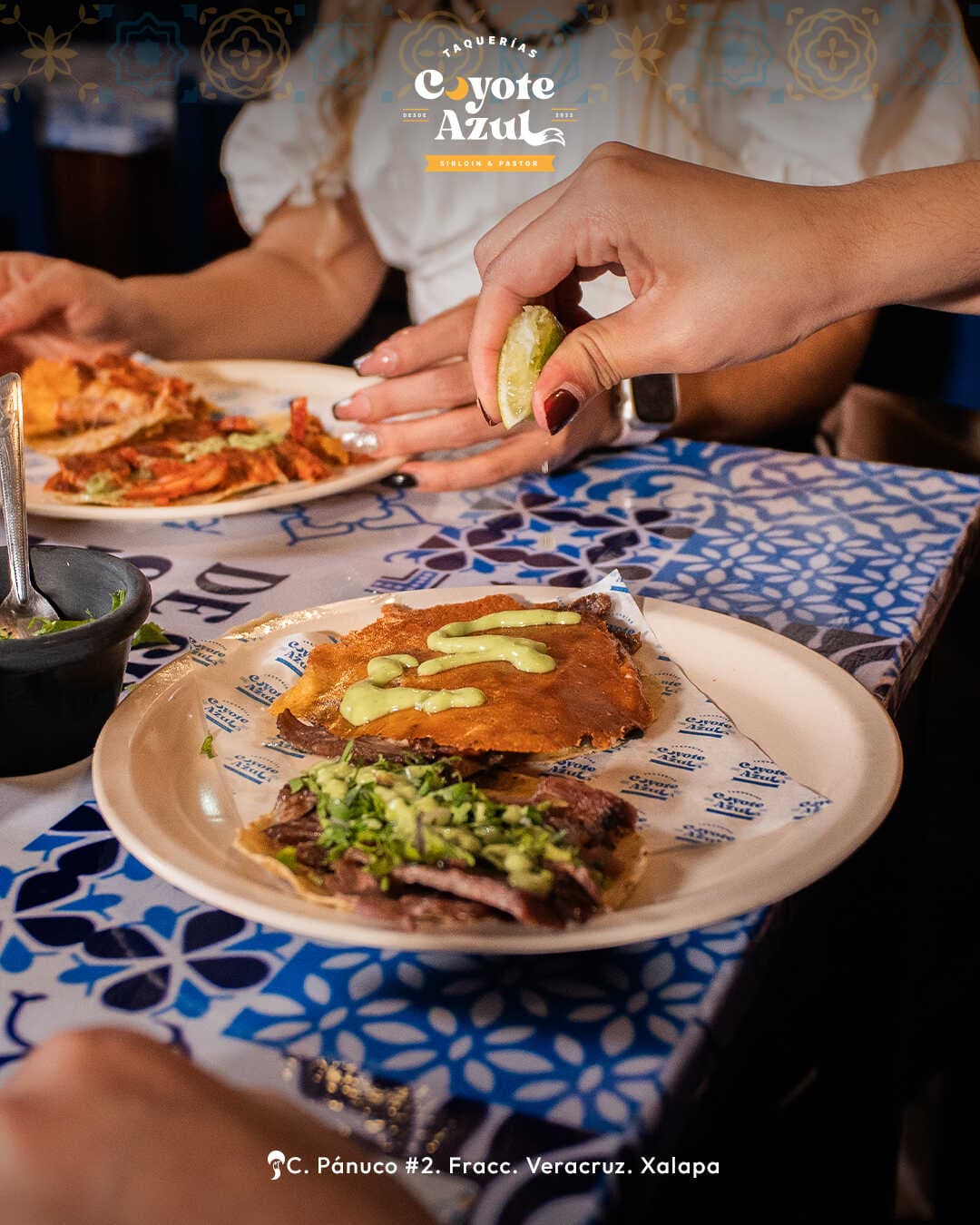Taco de Sirloin con Queso