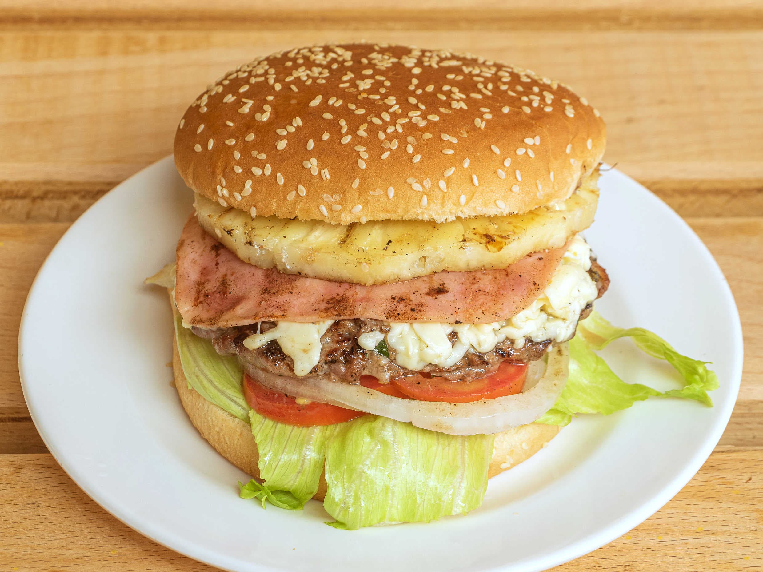 Hamburguesa Hawaiana