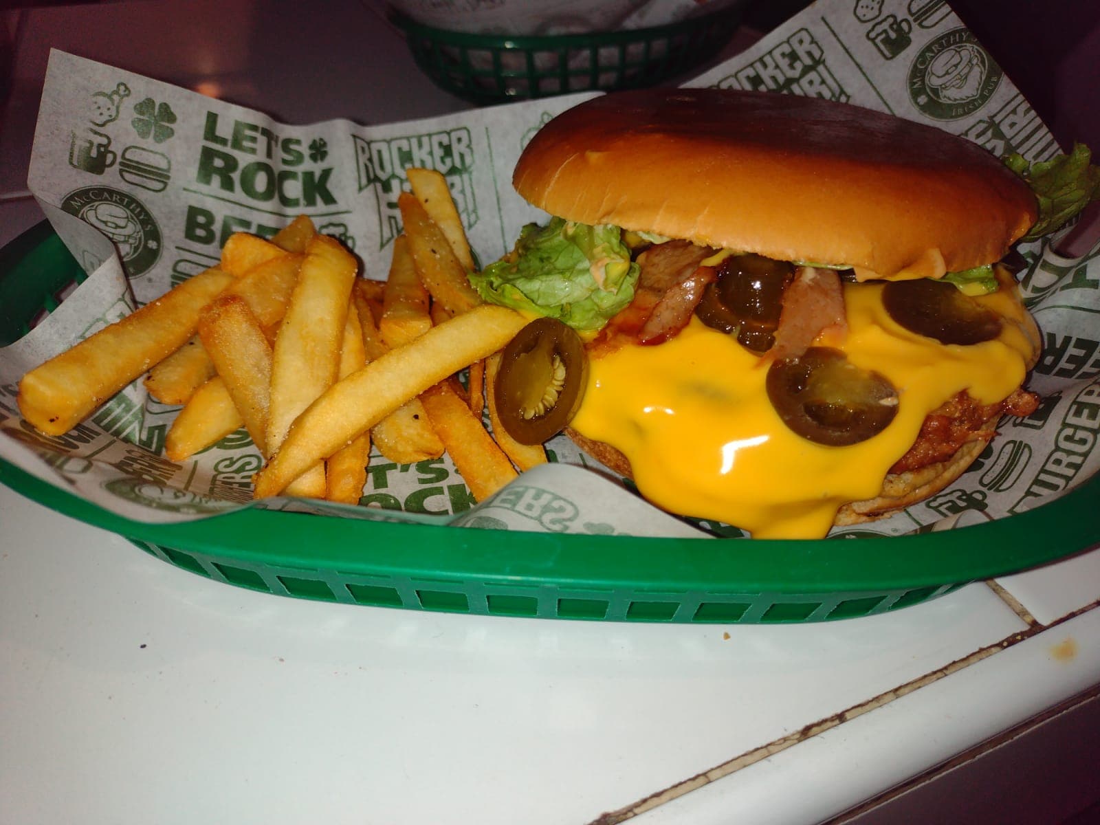 Burnin' Red Burger