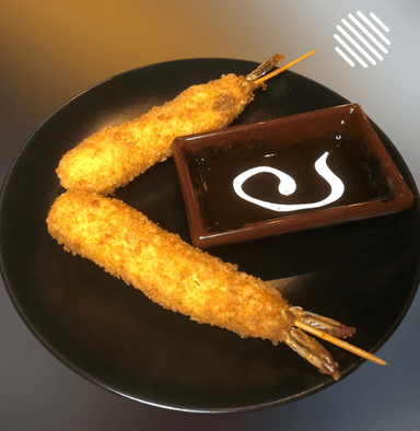 Kushiagues de Camarón con Queso