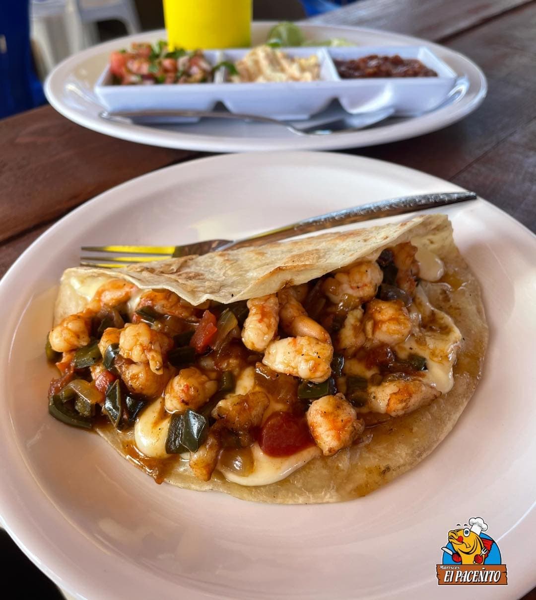 Taco Gobernador de Camaron Harina