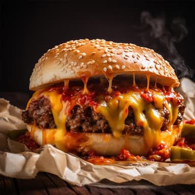 Burger Carne Full Queso