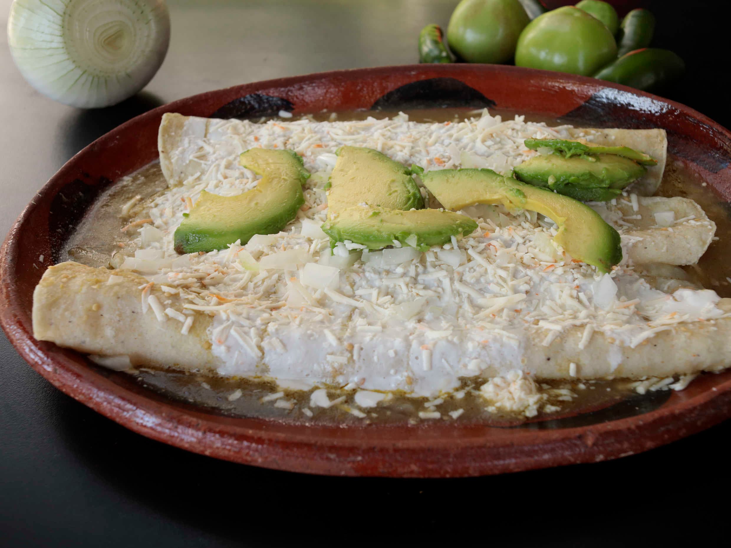 Enchiladas de Pollo