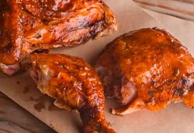 Medio Pollo Enchilado