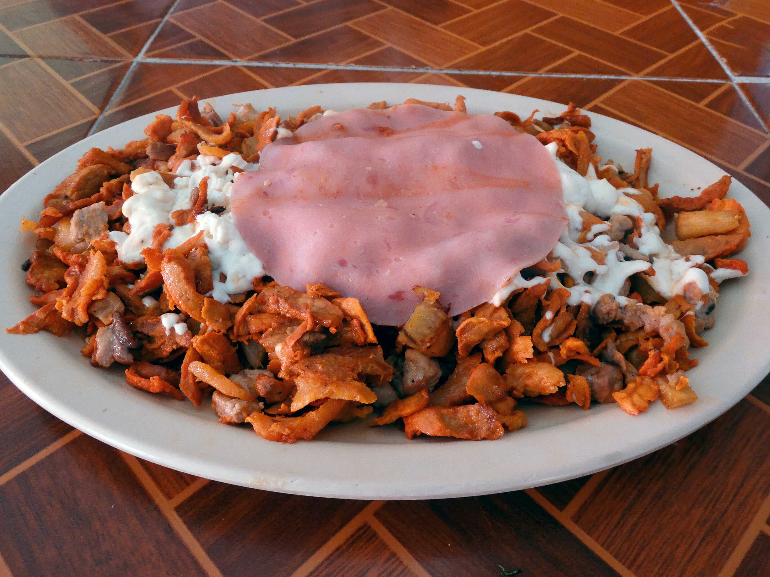 Platillo de Chuleta Completo