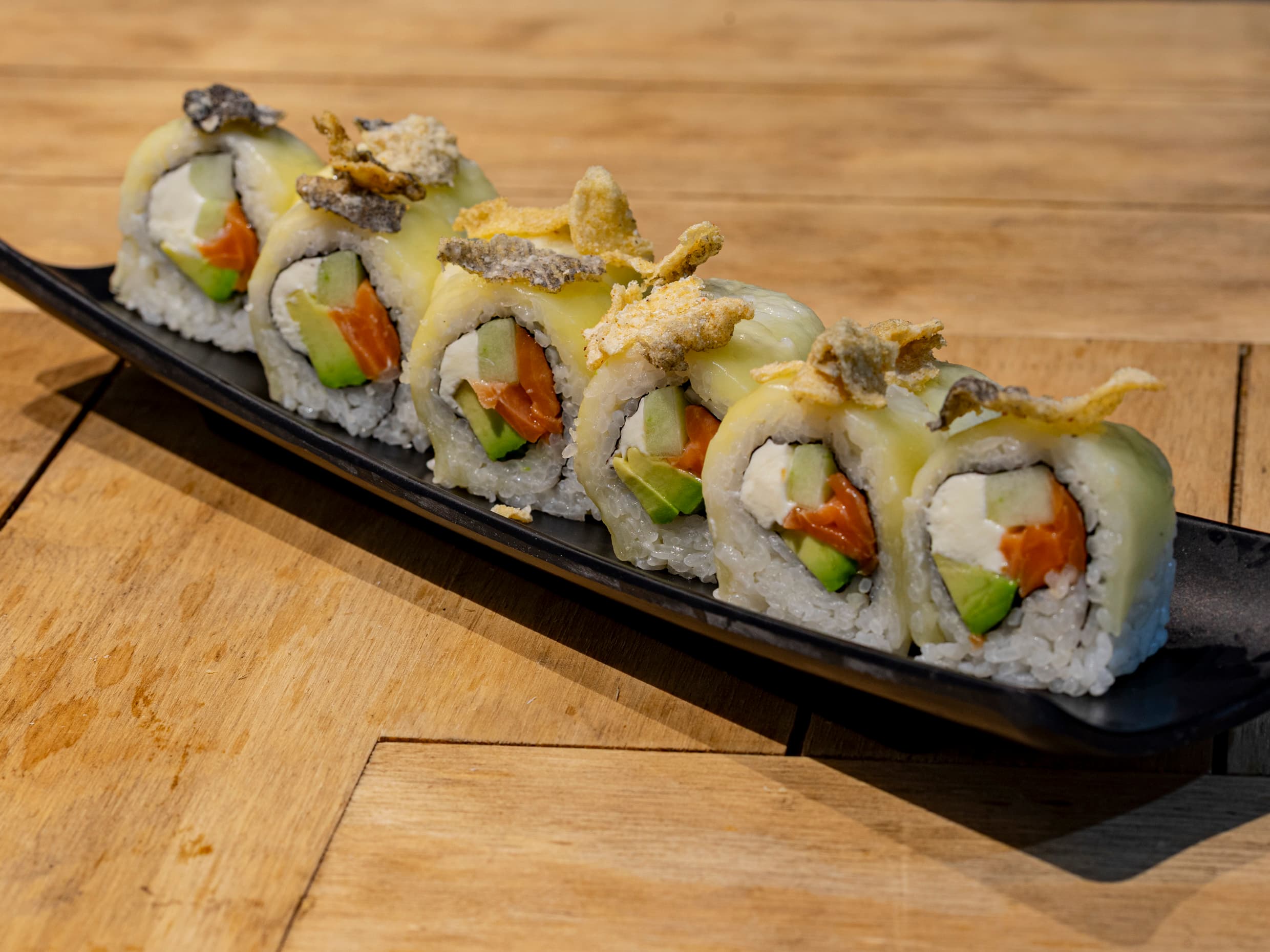 Salmón Crují Roll
