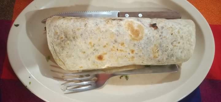 Burrito al Pastor Estilo Árabe