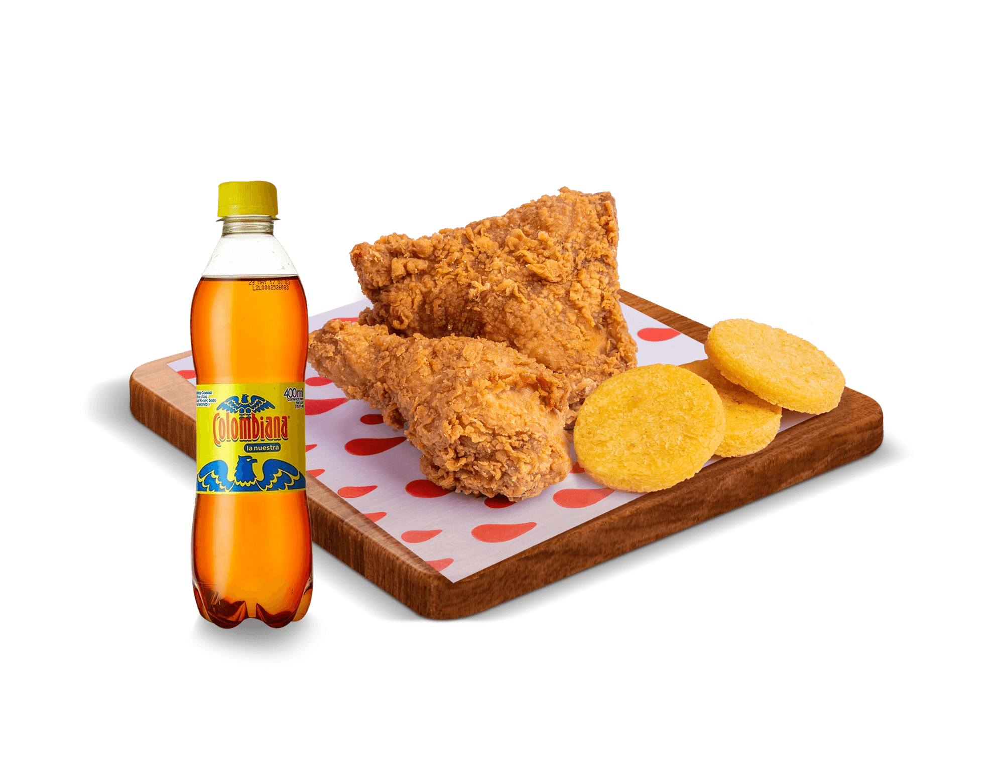 Promo 2 Presas + 3 Arepas + Postobon 400ML (1297)
