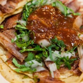 Orden con 4 Tacos de Pastor