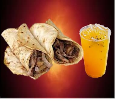Combo: 2 Tacos Árabes y Agua de Fruta